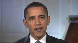 باراک حسین اوباما رئیس جمهور آمریکا برنده جایزه صلح نوبل 2009